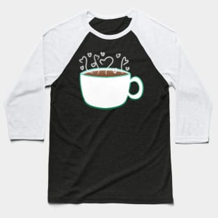 Cup of Coffee Baseball T-Shirt